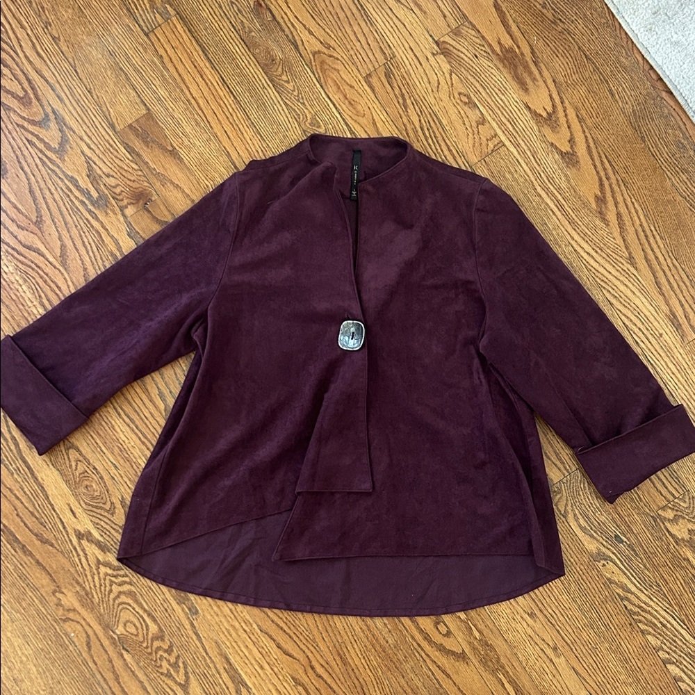 Chic Plum Women's Blouse